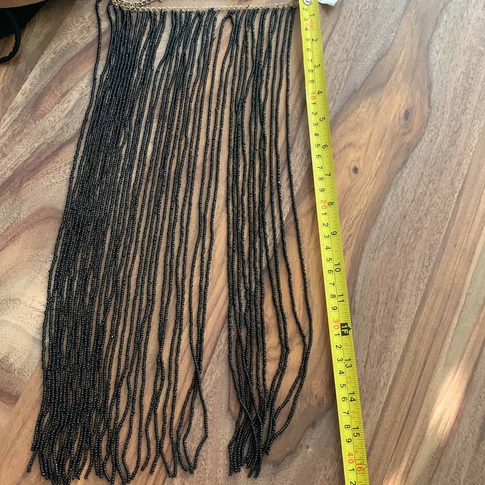 Nordstrom Black beaded necklace - Picture 6 of 7